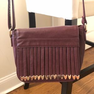 Burgundy Crossbody purse
